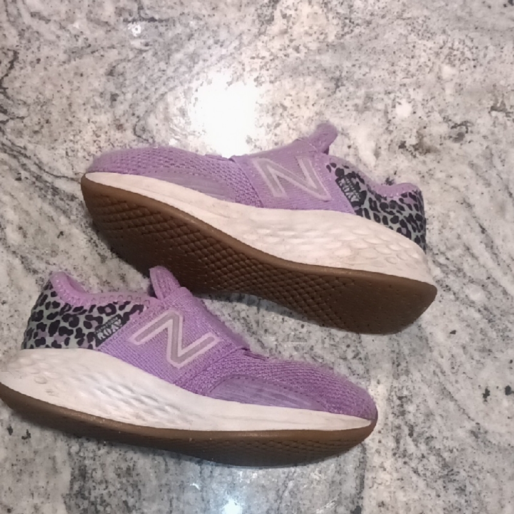 Toddler 9c New Balance Purple and Gray Sneakers